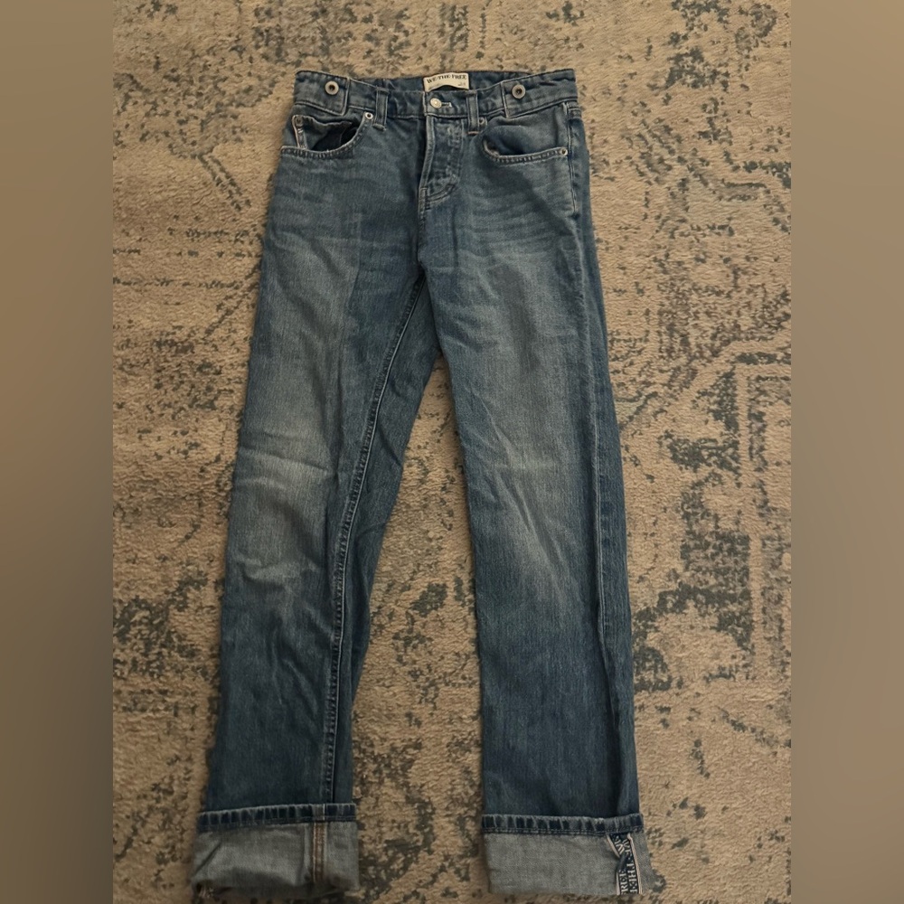 Free People Blue Ankle & Cropped Jeans